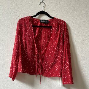 Realisation Par Bianca Silk Wrap Blouse